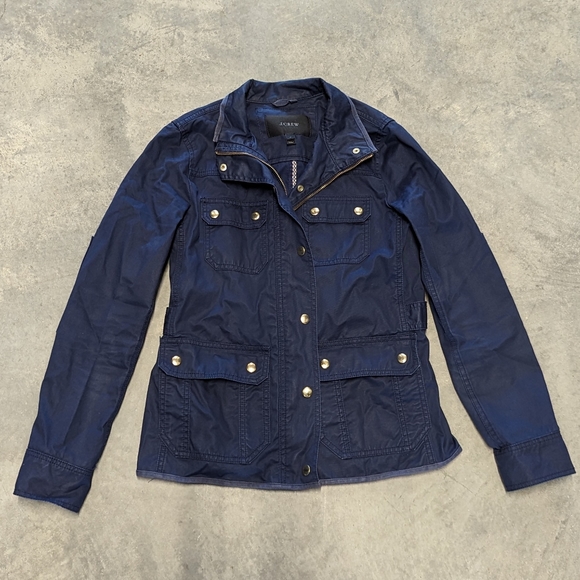 J CREW downtown field jacket navy XS (O1) - Picture 10 of 14